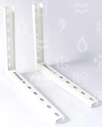 konzole svařovaná L = 520 mm, H = 420 mm, nosnost 140 kg, bílá, RODIGAS
